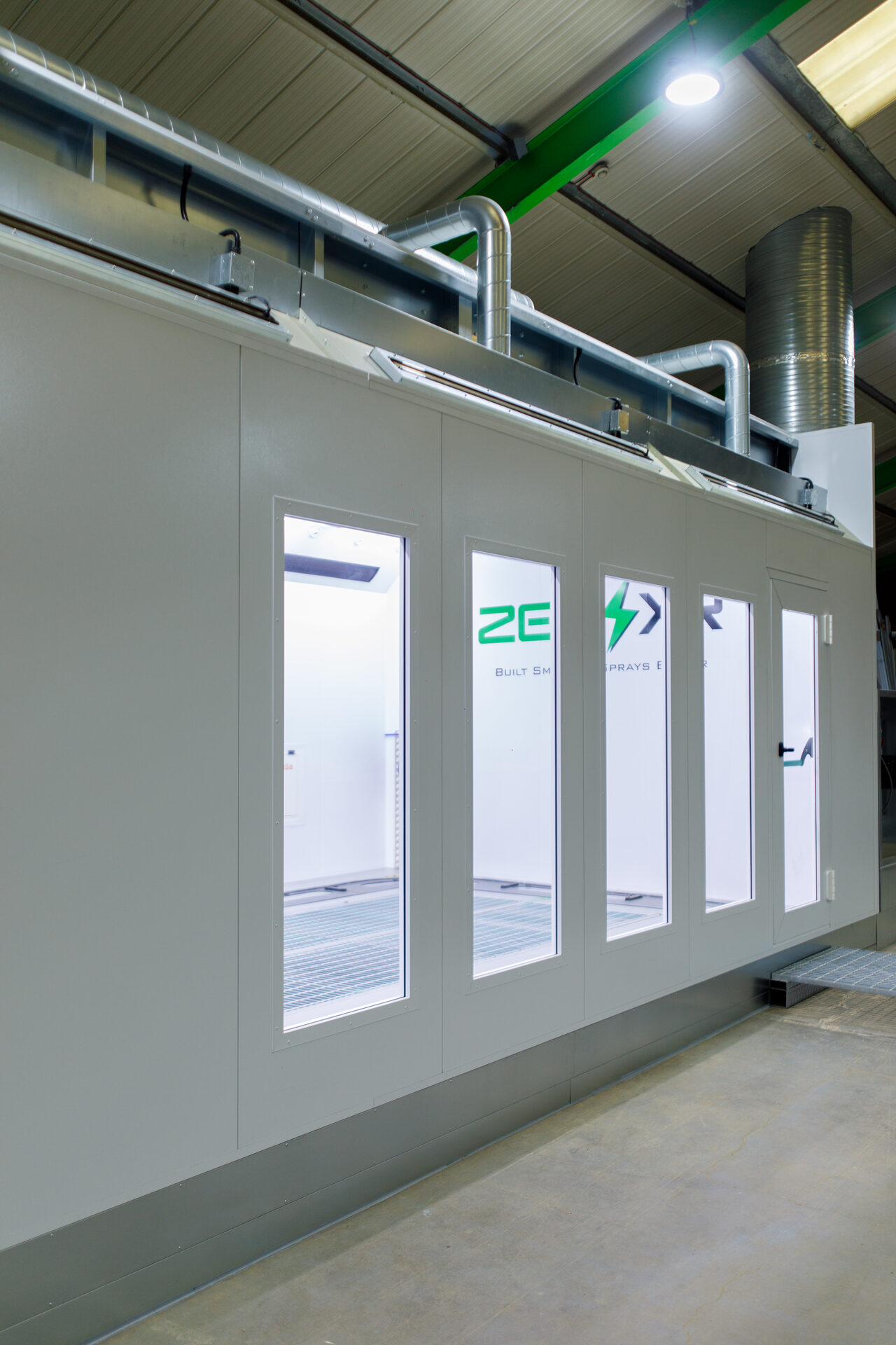 Greener spraybooth technology